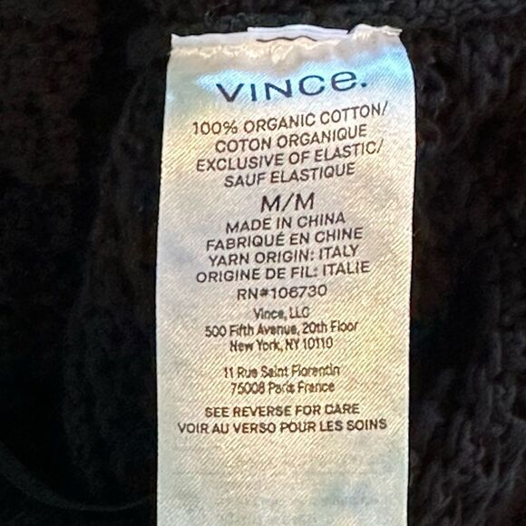 VINCE Open Shoulder Organic Cotton Crochet Tank New! - Picture 10 of 13